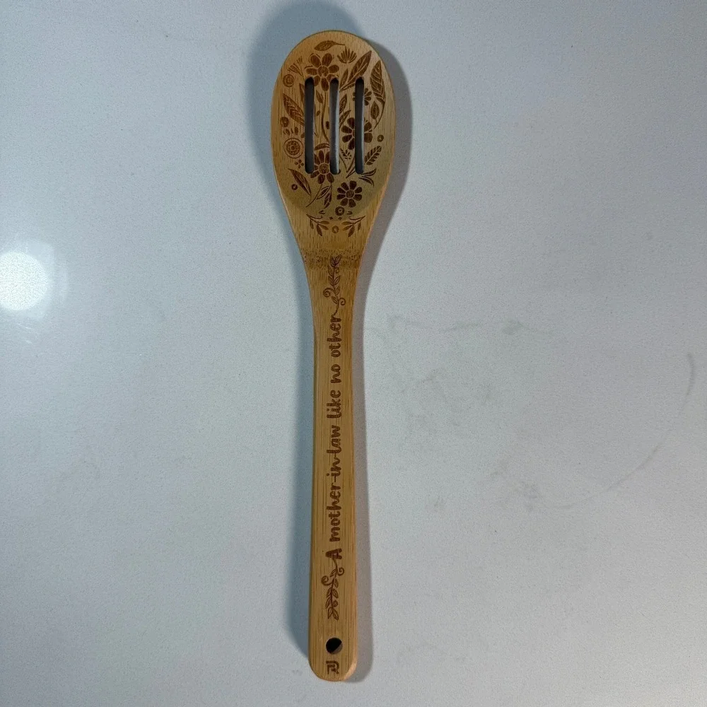 Riveria Bamboo Utensils Set Best Mother In Law Ever 6 Piece Cooking‎ Tools